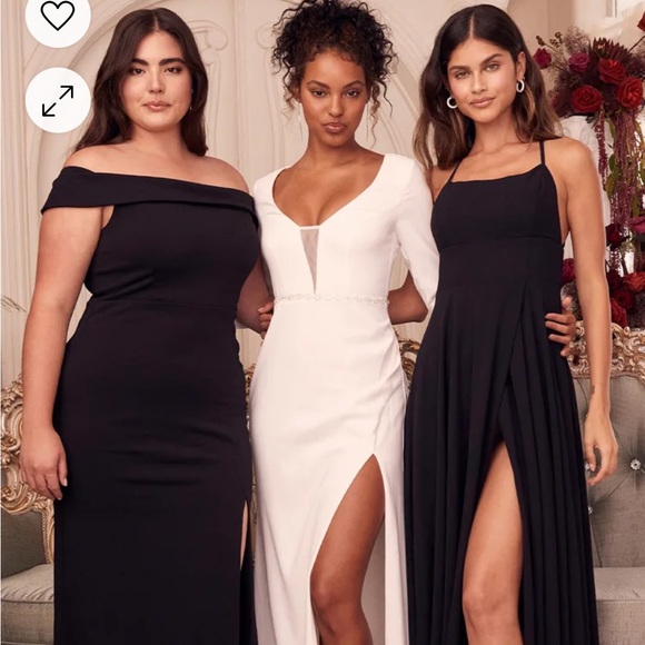 Aveline Black Off-the-Shoulder Maxi Dress - Picture 5 of 6